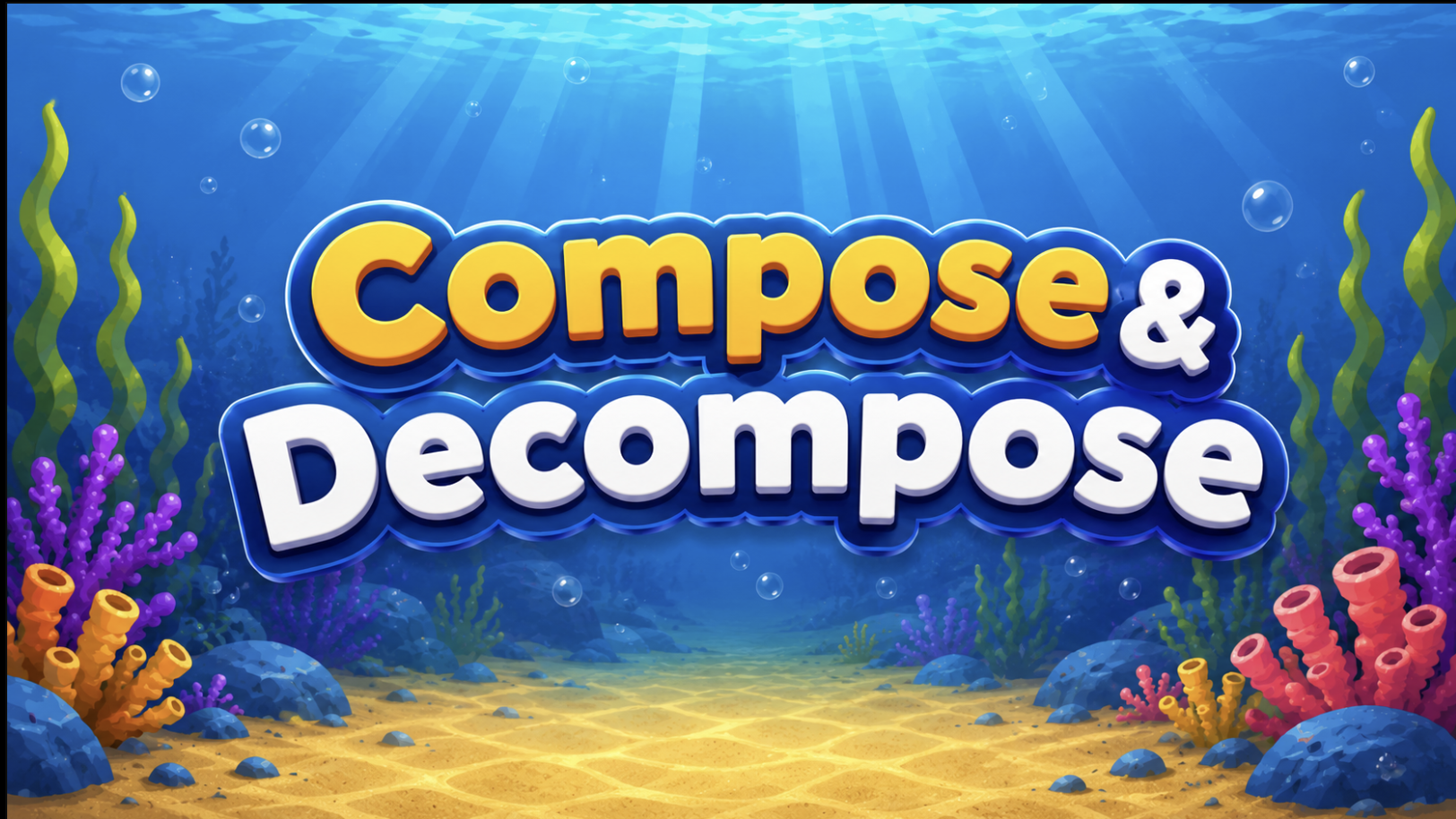 Compose/decompose 3-digit numbers
